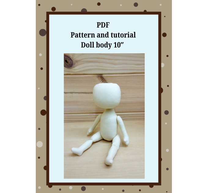 Doll Body 10 inch - PDF sewing pattern and tutorial – Petras