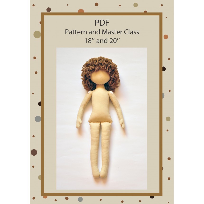 Doll Body 15 inch - PDF sewing pattern and tutorial – Petras